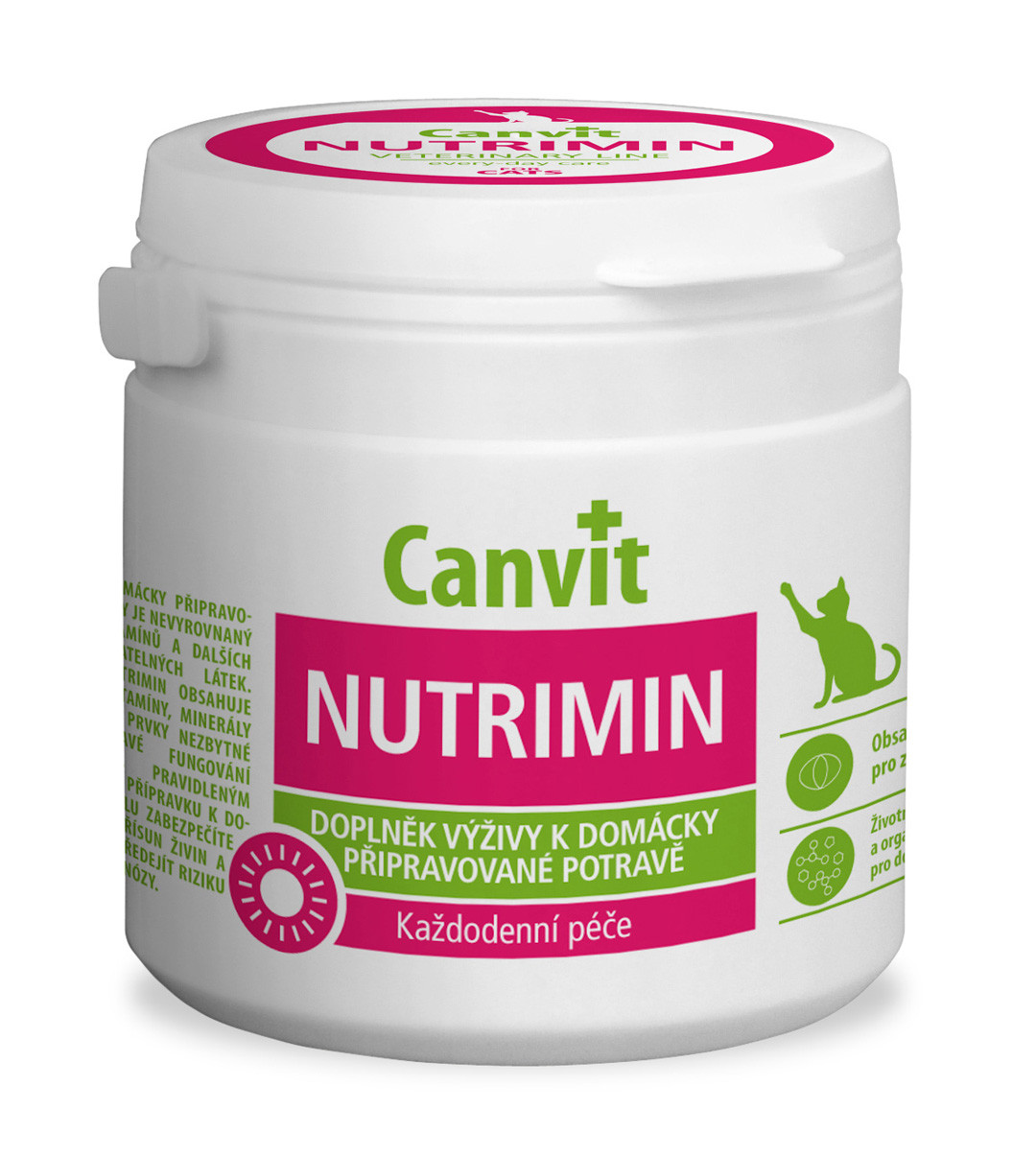 Витаминно-минеральный комплекс для кошек при натуральном кормлении Canvit Nutrimin 150 г
Витаминно-минеральный комплекс для кошек при натуральном кормлении Canvit Nutrimin 150 г