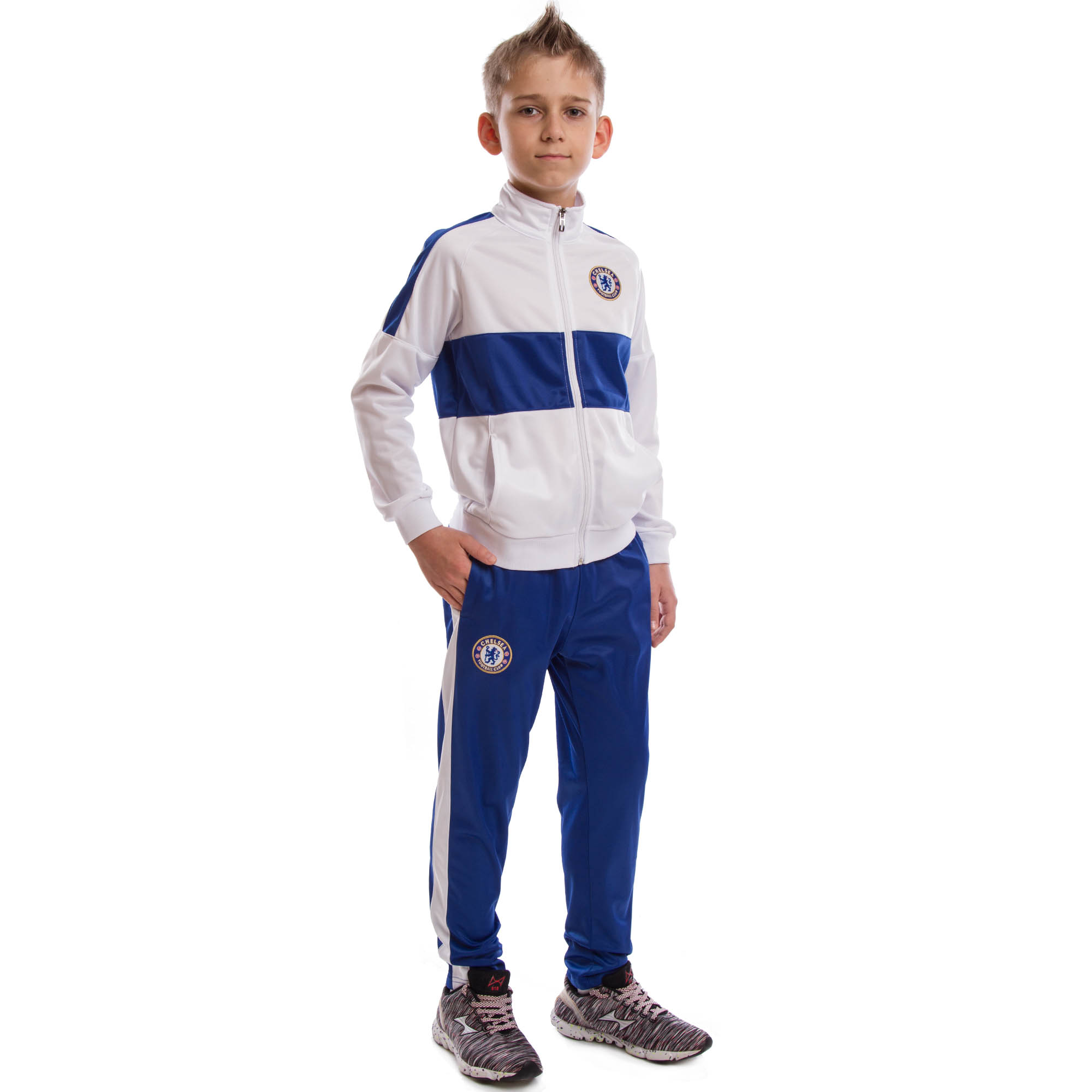 Костюм спортивный детский Клубный CHELSEA LD-6132K-CH (полиэстер, флис, 30 - рост 140-145 см , белый-синий)
Костюм спортивный детский Клубный CHELSEA LD-6132K-CH (полиэстер, флис, 30 - рост 140-145 см , белый-синий)
