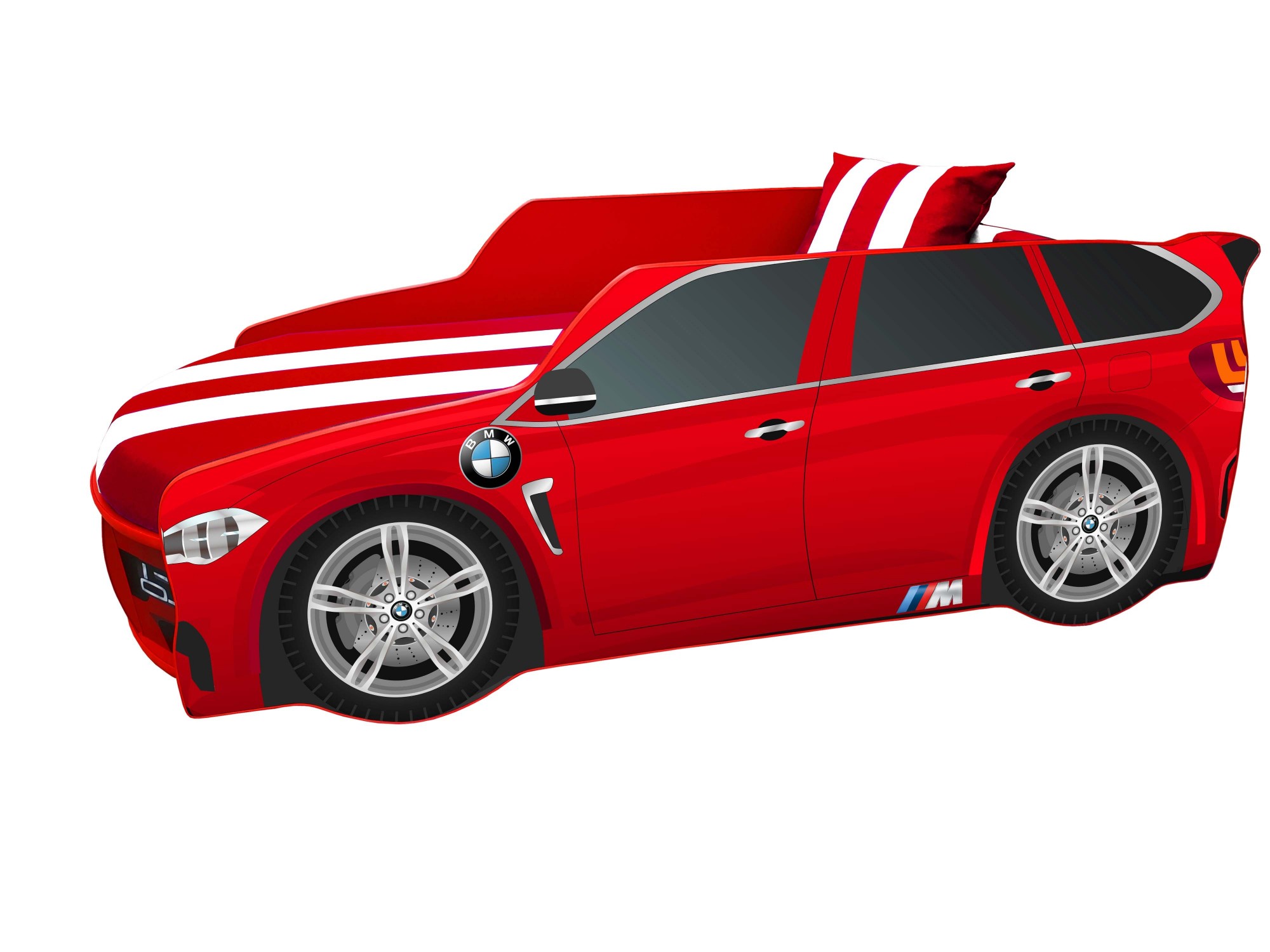 Кровать машина с подъемным механизмом Viorina-Deko BMW Premium 80/180 красная
Кровать машина с подъемным механизмом Viorina-Deko BMW Premium 80/180 красная