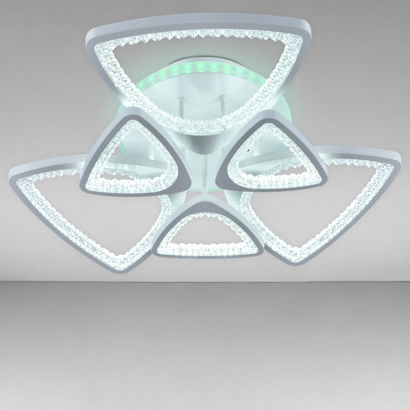 Люстра стельова LED з RGB підсвічуванням Light House SRS-16279/3+3A WH (RGB) 162W+8W білий
Люстра стельова LED з RGB підсвічуванням Light House SRS-16279/3+3A WH (RGB) 162W+8W білий
