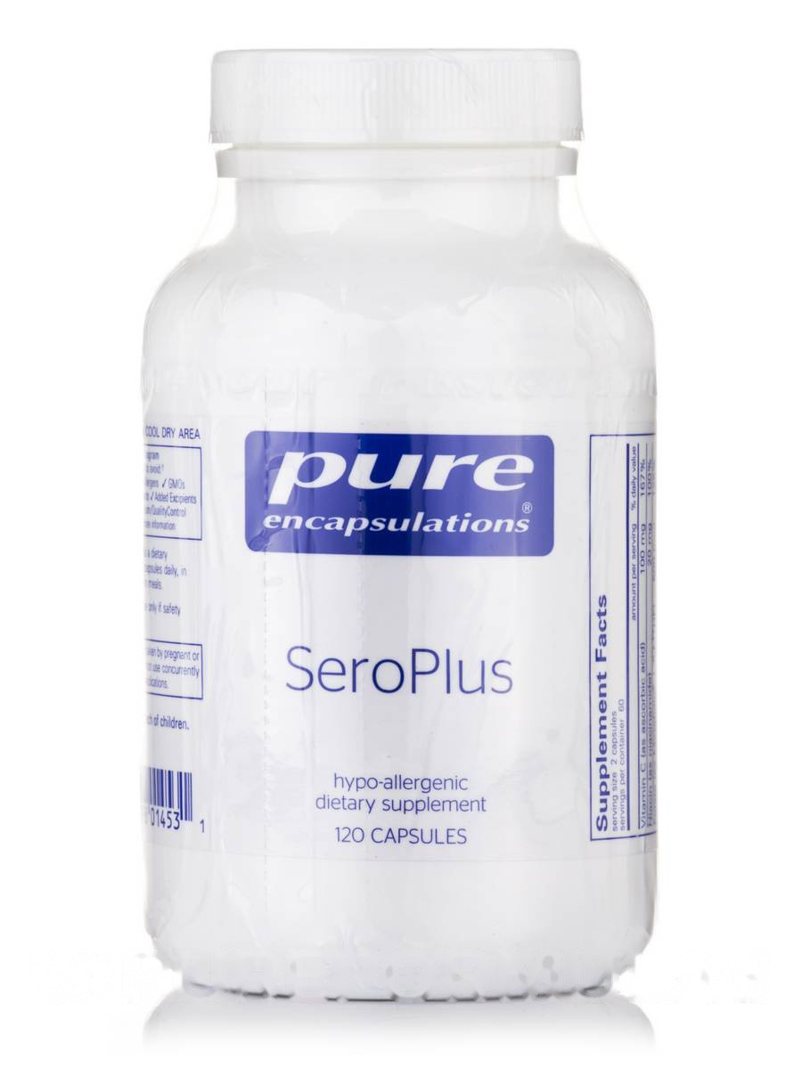 Серотонин для поддержки работы головного мозга Pure Encapsulations SeroPlus 120 капсул
Серотонин для поддержки работы головного мозга Pure Encapsulations SeroPlus 120 капсул