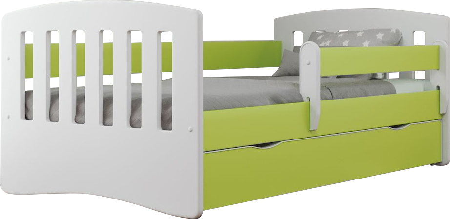 Детская кровать Kocot Kids Classic 1 с ящиком 160х80 см Зеленая (5903282011809)
Детская кровать Kocot Kids Classic 1 с ящиком 160х80 см Зеленая (5903282011809)