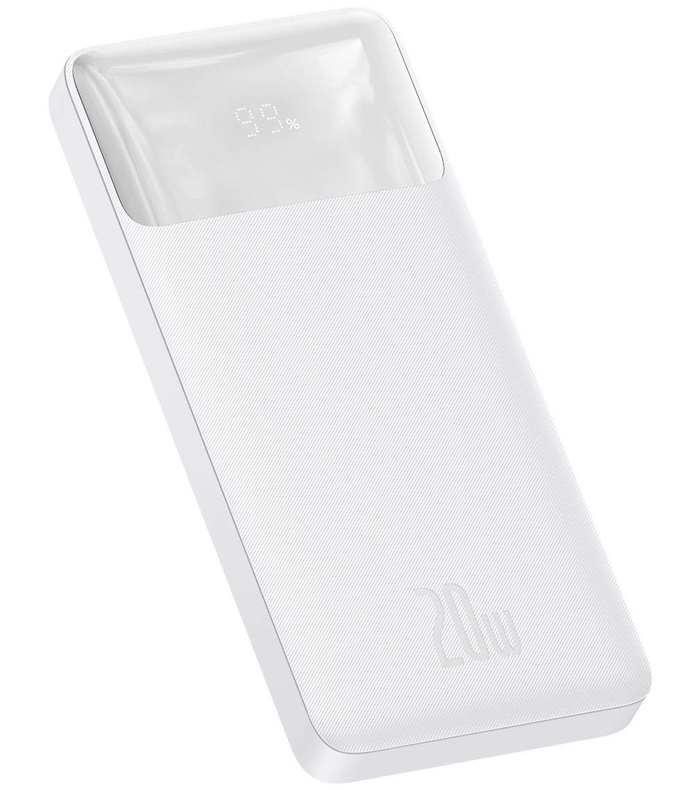 УМБ Baseus Bipow Digital Display 10000mAh 20W 3A с технологией QC3.0+PD3.0 2USB+Type-C + Кабель USB to Micro USB Белый
УМБ Baseus Bipow Digital Display 10000mAh 20W 3A с технологией QC3.0+PD3.0 2USB+Type-C + Кабель USB to Micro USB Белый