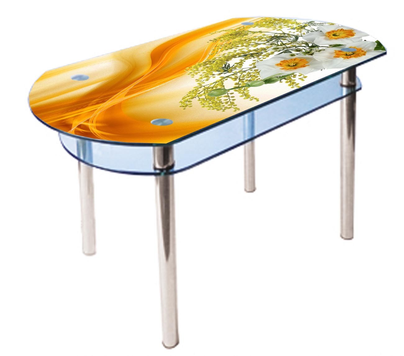 Обеденный стеклянный стол Glass Antonik КС-5 оранжевый с фотопечатью №34 (1000х600х750 мм) 
Обеденный стеклянный стол Glass Antonik КС-5 оранжевый с фотопечатью №34 (1000х600х750 мм)