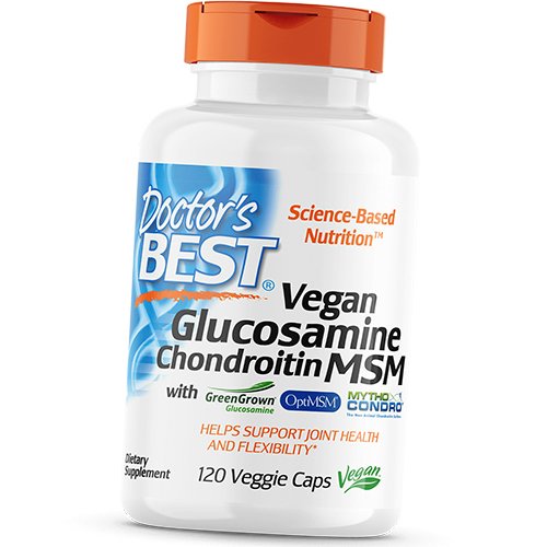 Веганский Глюкозамин Хондроитин МСМ, Vegan Glucosamine Chondroitin MSM, Doctor's Best 120вегкапс (03327014)
Веганский Глюкозамин Хондроитин МСМ, Vegan Glucosamine Chondroitin MSM, Doctor's Best 120вегкапс (03327014)