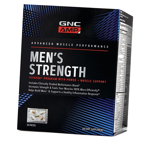 Витаминный комплекс для мужчин с поддержкой мышц и силы, AMP Men's Strength, GNC 30пакетов (36120169)
Витаминный комплекс для мужчин с поддержкой мышц и силы, AMP Men's Strength, GNC 30пакетов (36120169)
