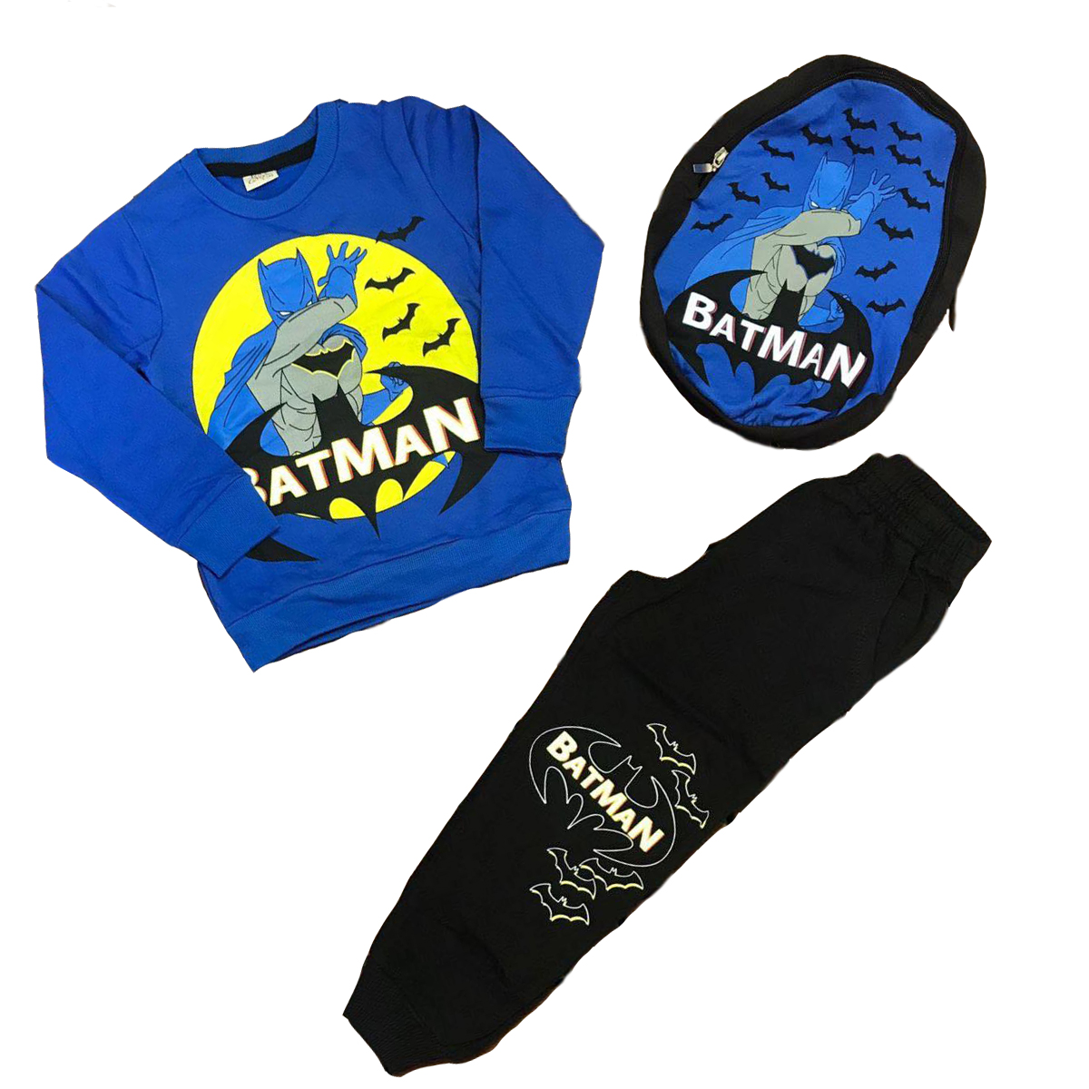 Костюм утепленный (кофта, штаны, сумка) Batman (Бэтмен) 110 см Разноцвет TRW55220995
Костюм утепленный (кофта, штаны, сумка) Batman (Бэтмен) 110 см Разноцвет TRW55220995