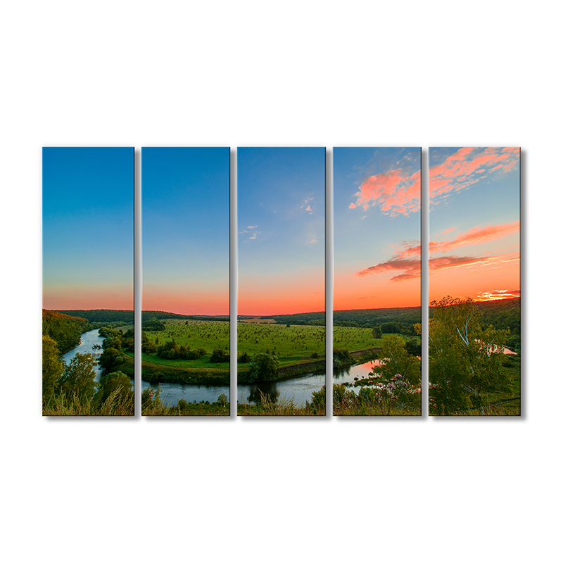 Модульная картина Artel «Оранжево-красный закат над полями» 5 модулей 120x180 см
Модульная картина Artel «Оранжево-красный закат над полями» 5 модулей 120x180 см