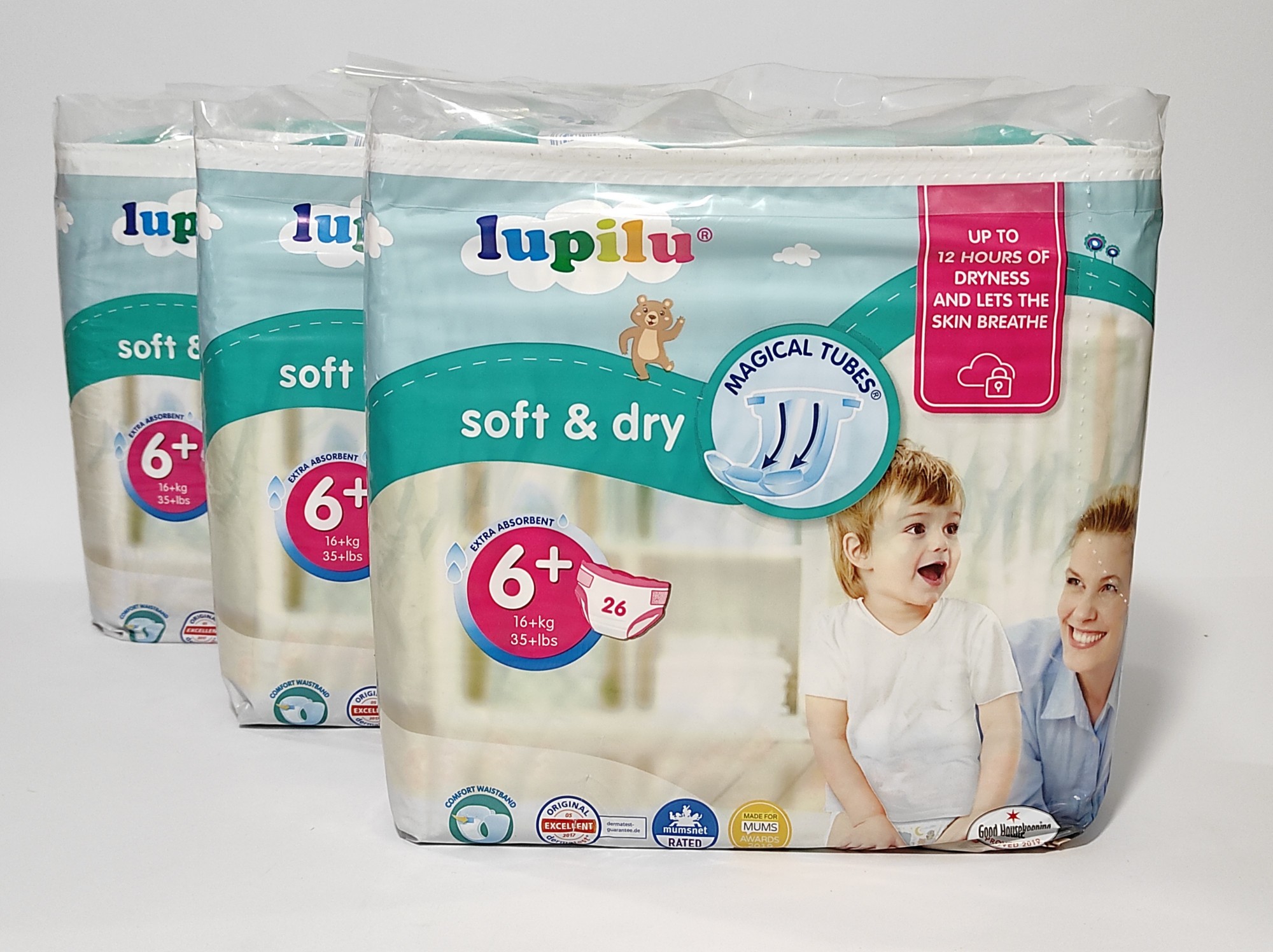 Підгузники Lupilu soft & dry розмір 6+, 16+ кг, 78 шт
Підгузники Lupilu soft & dry розмір 6+, 16+ кг, 78 шт