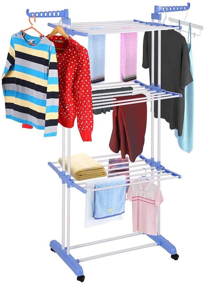 Многофункциональная складная напольная сушилка для белья 3 Tiers Garment rack Белый
Многофункциональная складная напольная сушилка для белья 3 Tiers Garment rack Белый