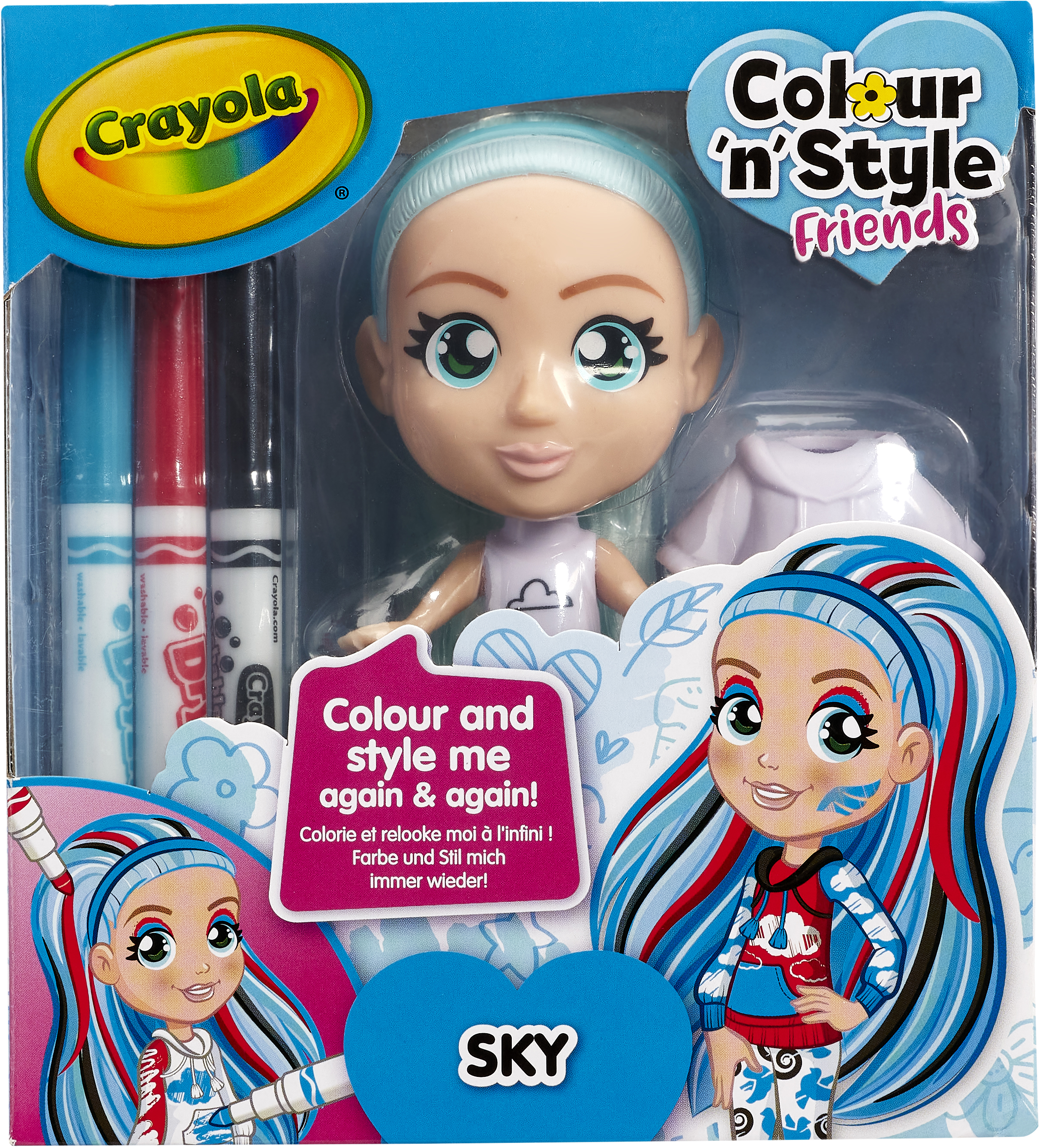 Набор для творчества Crayola Colour n Style Стильные девчонки Скай (918938.005) (8720077189386)
Набор для творчества Crayola Colour n Style Стильные девчонки Скай (918938.005) (8720077189386)