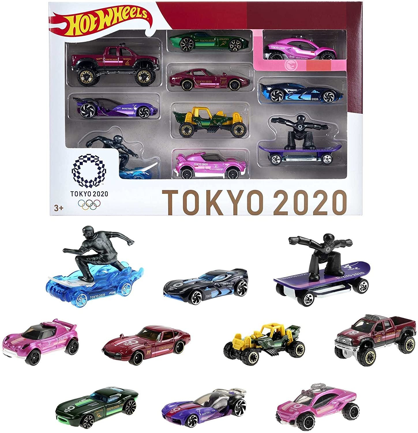 Подарочный набор машинок Hot Wheels Tokyo 2020 Olympics Олимпийские игры Токио 2020 10 шт (GRG54)
Подарочный набор машинок Hot Wheels Tokyo 2020 Olympics Олимпийские игры Токио 2020 10 шт (GRG54)