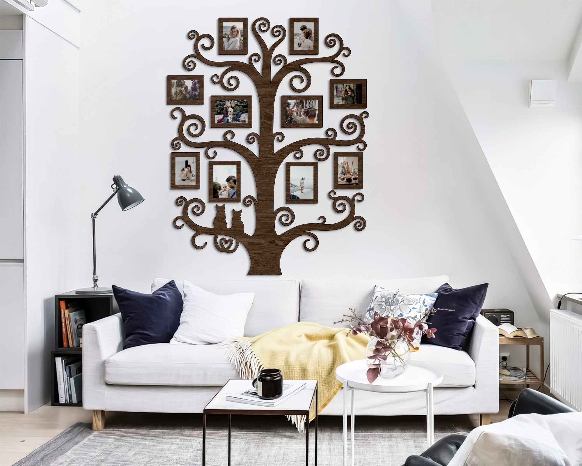 Семейное дерево для фотографий 10 рамок LikeWood TwoCats M 130 × 165 см Темный орех
Семейное дерево для фотографий 10 рамок LikeWood TwoCats M 130 × 165 см Темный орех