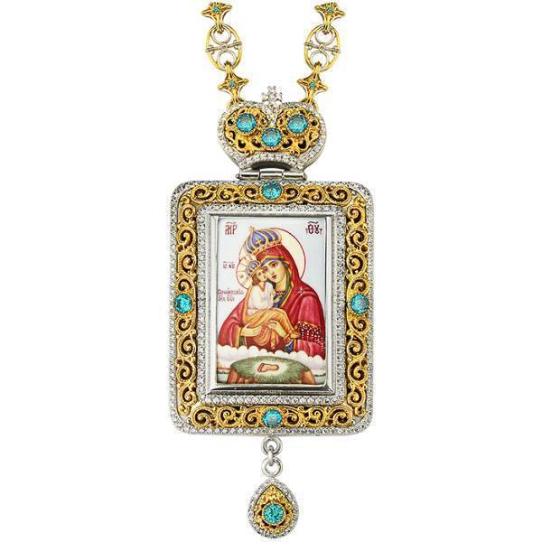 Панагия серебряная с финифтью Фамильные Драгоценности арт. 2.7.0513-1^44п 
Панагия серебряная с финифтью Фамильные Драгоценности арт. 2.7.0513-1^44п