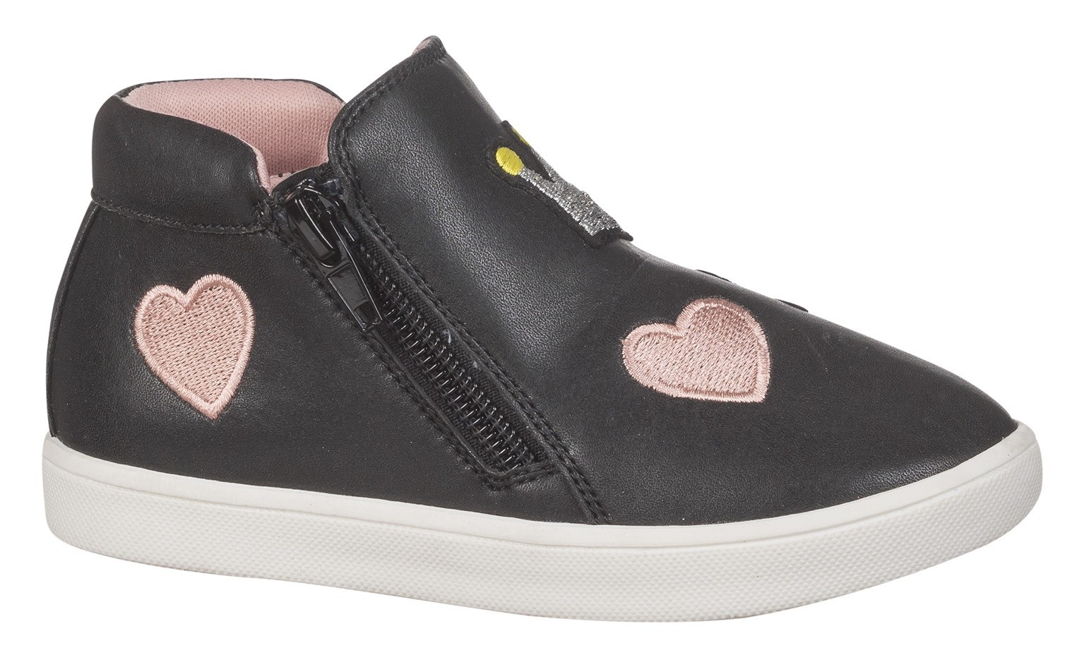 Ботинки Papaya 27 Чёрные с сердечками (7241910) 
Ботинки Papaya 27 Чёрные с сердечками (7241910)