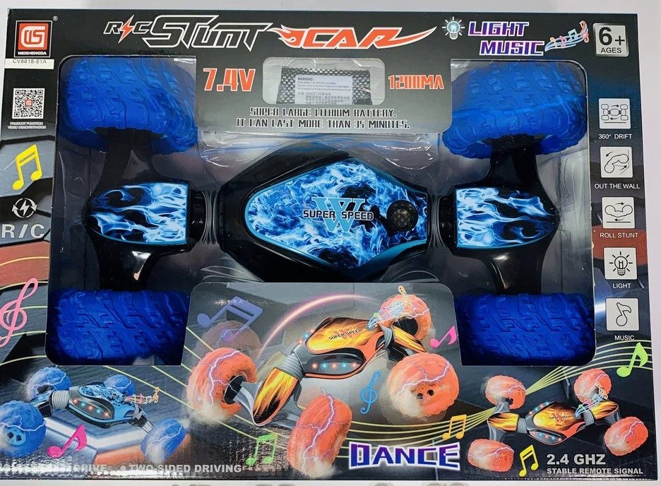Трюковый вездеход WEISHENGDA на радиоуправлении 40 см Дрифт 360 градусов, 4WD Blue (8818-81ALB)
Трюковый вездеход WEISHENGDA на радиоуправлении 40 см Дрифт 360 градусов, 4WD Blue (8818-81ALB)