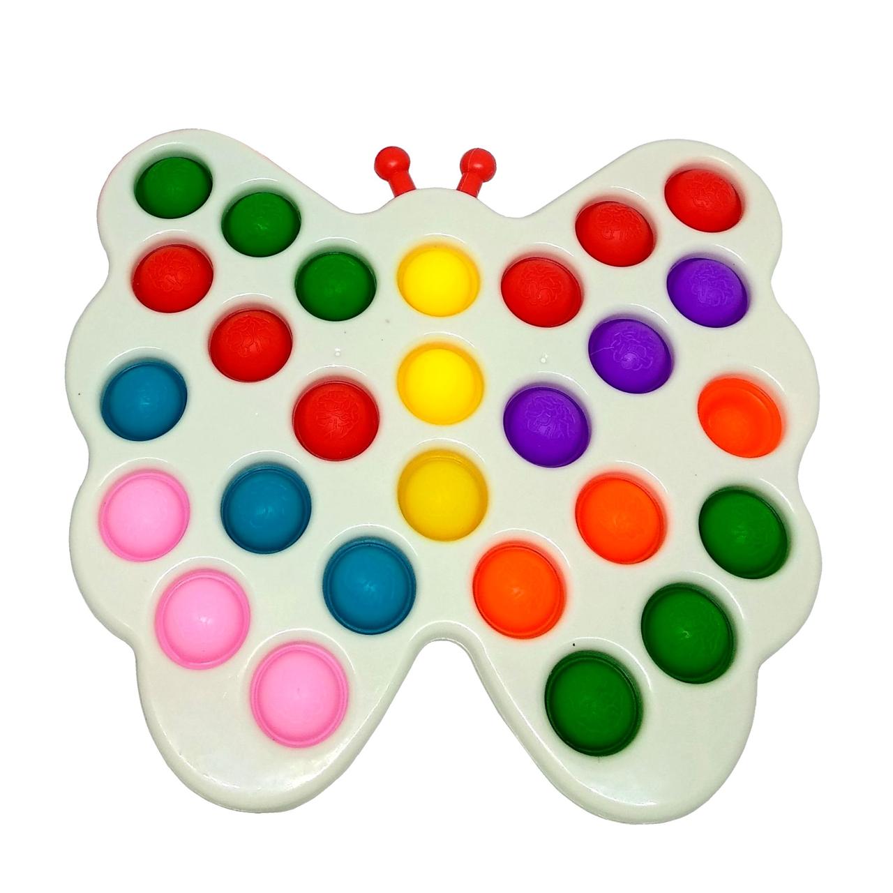 Игрушка антистресс UKC Pop It Simple Dimple Сенсорная бабочка большая белая 17-20 см
Игрушка антистресс UKC Pop It Simple Dimple Сенсорная бабочка большая белая 17-20 см