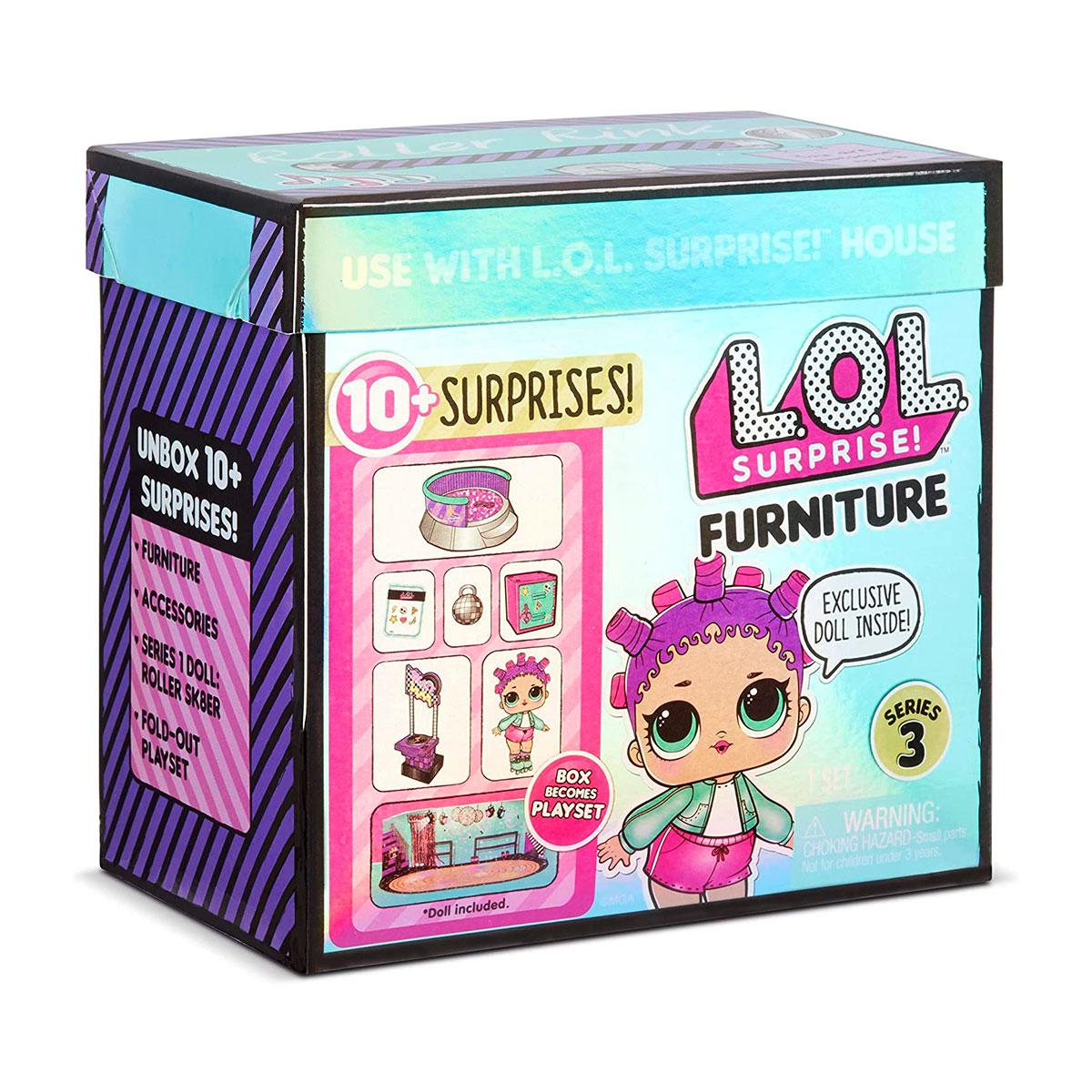 Игровой набор с куклой L.O.L. Surprise! серии Furniture" S2 - Роллердром Роллер-Леди" L.O.L. Surprise! 567103
Игровой набор с куклой L.O.L. Surprise! серии Furniture" S2 - Роллердром Роллер-Леди" L.O.L. Surprise! 567103