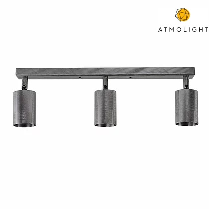 Светильник из металла потолочный на планке с поворотным механизмом Atmolight серии Chime цоколь GU10 L90-3 Brash Steel
Светильник из металла потолочный на планке с поворотным механизмом Atmolight серии Chime цоколь GU10 L90-3 Brash Steel