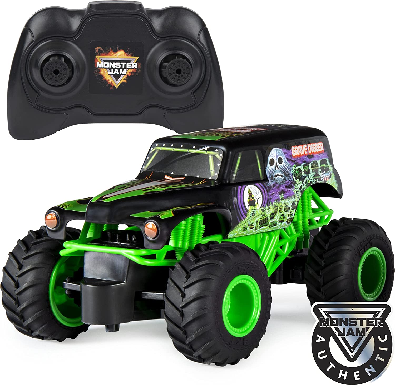 Джип Монстер Джем Грейв Дигер на пульте управления Monster Jam, Grave Digger Spin Master 6044955
Джип Монстер Джем Грейв Дигер на пульте управления Monster Jam, Grave Digger Spin Master 6044955