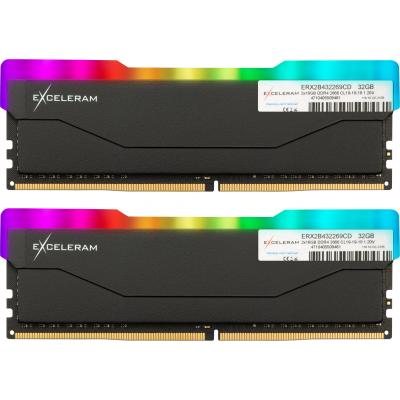 Модуль памяти для компьютера DDR4 32GB (2x16GB) 2666 MHz RGB X2 Series Black eXceleram (ERX2B432269CD)
Модуль памяти для компьютера DDR4 32GB (2x16GB) 2666 MHz RGB X2 Series Black eXceleram (ERX2B432269CD)