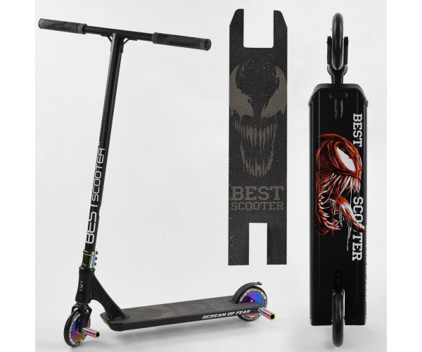 Трюковый самокат Best Scooter SIMBIOTE, HIC-система, ПЕГИ, алюминиевый диск и дека, колёса 120мм PU, 97683, Черный
Трюковый самокат Best Scooter SIMBIOTE, HIC-система, ПЕГИ, алюминиевый диск и дека, колёса 120мм PU, 97683, Черный