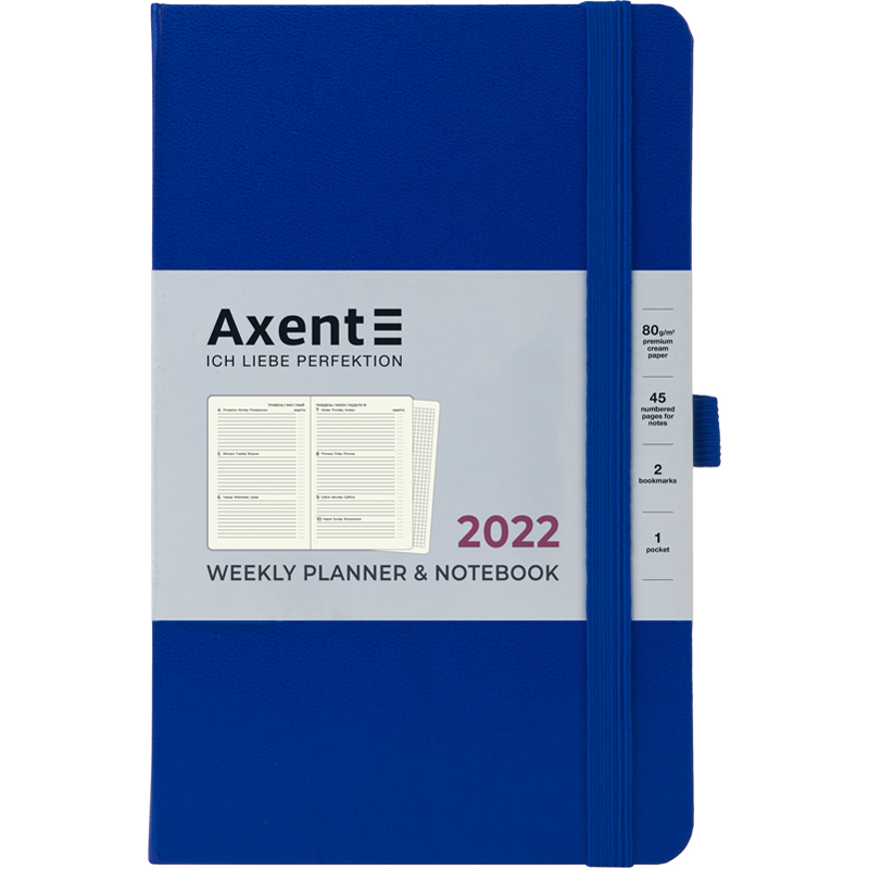 Еженедельник датированный Axent Partner Strong 2022 А5- 96 листов синий (8505-22-38-A)
Еженедельник датированный Axent Partner Strong 2022 А5- 96 листов синий (8505-22-38-A)