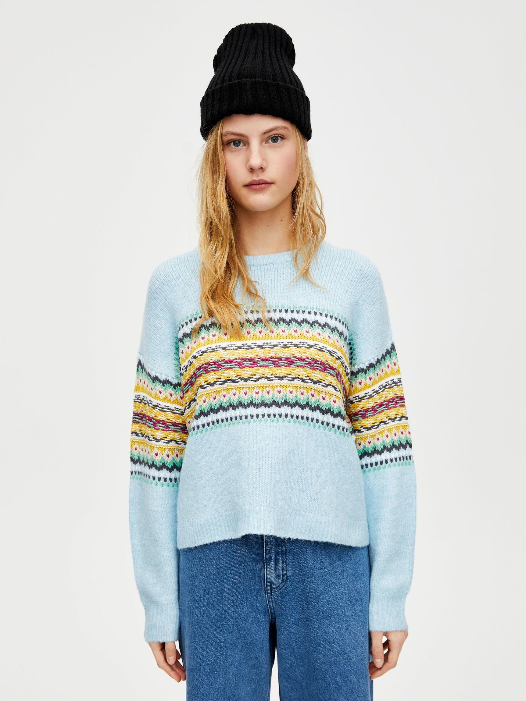 Джемпер Pull & Bear XAZ221322OZDM Голубой с разноцветным, Джемпер Pull & Bear XAZ221322OZDM M Голубой с разноцветным
Джемпер Pull & Bear XAZ221322OZDM Голубой с разноцветным, Джемпер Pull & Bear XAZ221322OZDM M Голубой с разноцветным