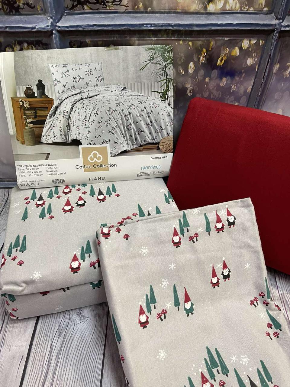 Набор постельного белья Cotton Collection из фланели Полуторный размер с рисунком Gnomes-red
Набор постельного белья Cotton Collection из фланели Полуторный размер с рисунком Gnomes-red