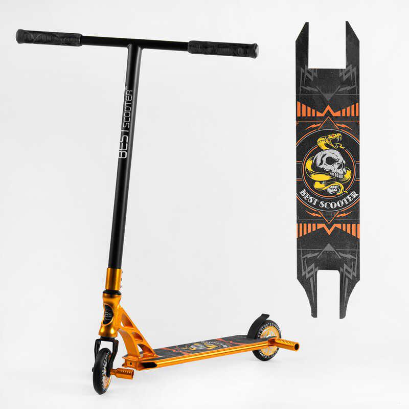 Самокат трюковый Best Scooter born for ride 23015 HIC-система, пеги, алюминиевый диск и дека, анодированная покраска, колёса PU 110мм Черно-оранжевый 
Самокат трюковый Best Scooter born for ride 23015 HIC-система, пеги, алюминиевый диск и дека, анодированная покраска, колёса PU 110мм Черно-оранжевый