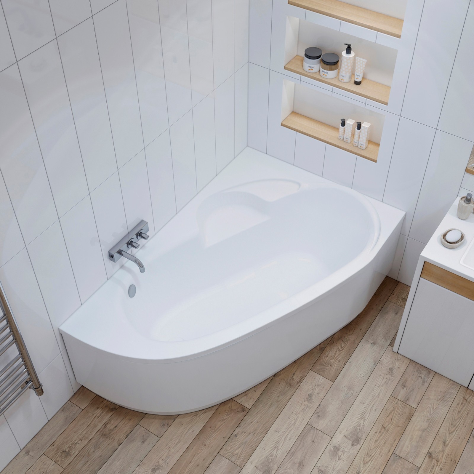 Акриловая ванна Lavinia Boho Bell Pro 150x100 см (левый разворот) без ножек 3702150L
Акриловая ванна Lavinia Boho Bell Pro 150x100 см (левый разворот) без ножек 3702150L
