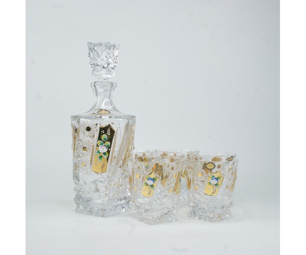 Набор для виски Gold Crystal Bohemia 99999/0/57S40/122 с золотом и смальтой 7 пр
Набор для виски Gold Crystal Bohemia 99999/0/57S40/122 с золотом и смальтой 7 пр