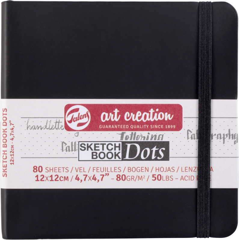 Блокнот для графики и каллиграфии в точку Royal Talens Art Creation Dots 80 г/м2 12 х 12 см 80 листов Черный (8712079446475)
Блокнот для графики и каллиграфии в точку Royal Talens Art Creation Dots 80 г/м2 12 х 12 см 80 листов Черный (8712079446475)