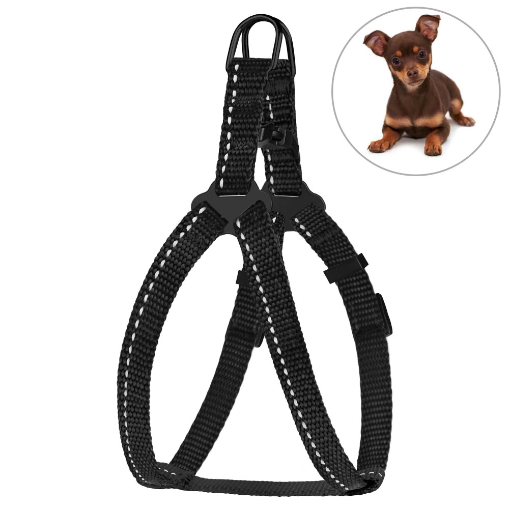 Шлея для Собак Мелких Пород BronzeDog Active Нейлоновая со Светоотражением Черная 28-40 см (69/1301)
Шлея для Собак Мелких Пород BronzeDog Active Нейлоновая со Светоотражением Черная 28-40 см (69/1301)