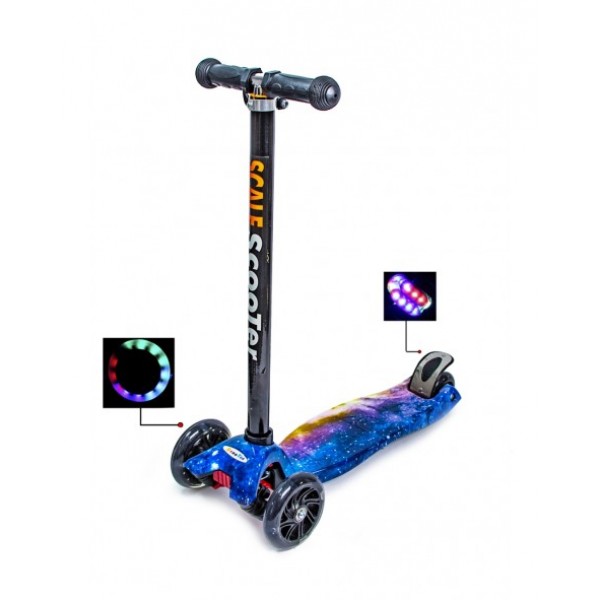 Детский трехколесный самокат Best Scooter MAXI Universe 120 мм светящиеся желтые колеса
Детский трехколесный самокат Best Scooter MAXI Universe 120 мм светящиеся желтые колеса