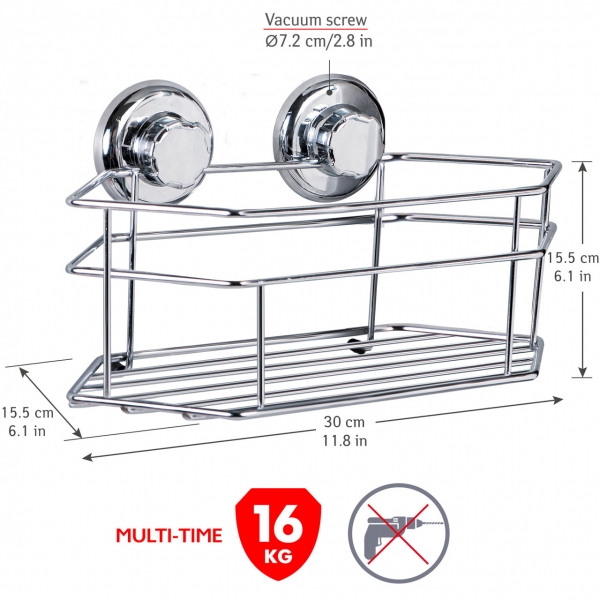 ПОЛКА В ВАННУЮ TATKRAFT MEGA LOCK ОДНОЯРУСНАЯ НА ВАКУУМНЫХ ПРИСОСКАХ 30Х15.5Х15.5 СМ Tatkraft
ПОЛКА В ВАННУЮ TATKRAFT MEGA LOCK ОДНОЯРУСНАЯ НА ВАКУУМНЫХ ПРИСОСКАХ 30Х15.5Х15.5 СМ Tatkraft