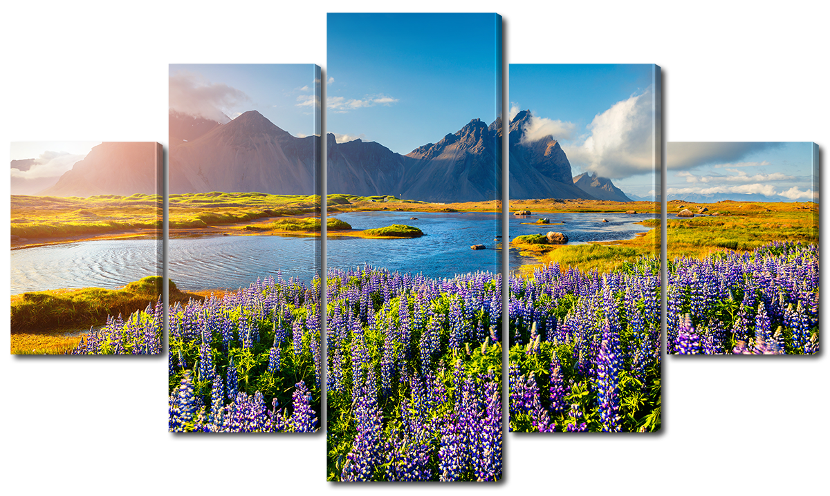 Модульная картина Interno Холст Природа Исландии 123х69см 
Модульная картина Interno Холст Природа Исландии 123х69см