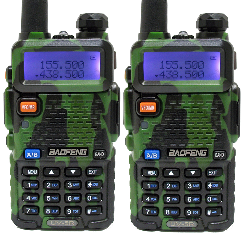 Рация Baofeng UV-5R Huntsman (5W, VHF/UHF, до 5 км, 128 каналов, АКБ), 2шт, камуфляж
Рация Baofeng UV-5R Huntsman (5W, VHF/UHF, до 5 км, 128 каналов, АКБ), 2шт, камуфляж