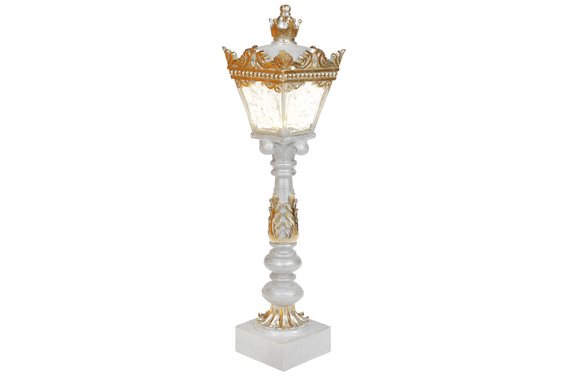 Новогодний декоративный Фонарь с LED подсветкой на батарейках (3хАА) 49.5см серебро с золотом BonaDi
Новогодний декоративный Фонарь с LED подсветкой на батарейках (3хАА) 49.5см серебро с золотом BonaDi