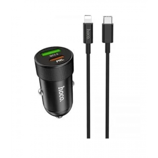 Aвтомобильное зарядное устройство HOCO Z32B 27W 4.5A Type-C to Lighting 2-Port USB
Aвтомобильное зарядное устройство HOCO Z32B 27W 4.5A Type-C to Lighting 2-Port USB