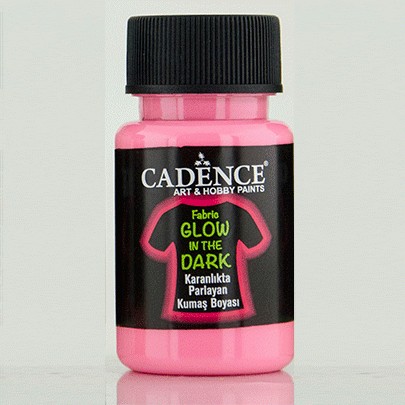 Светонакопительная акриловая краска для ткани, Cadence Fabric Glow In The Dark, 50 мл, Розовая
Светонакопительная акриловая краска для ткани, Cadence Fabric Glow In The Dark, 50 мл, Розовая