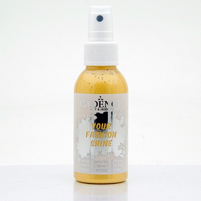 Краска-спрей перламутровая для ткани Cadence Your Fashion Spray shinefabric Paint, 100 мл, Золото
Краска-спрей перламутровая для ткани Cadence Your Fashion Spray shinefabric Paint, 100 мл, Золото