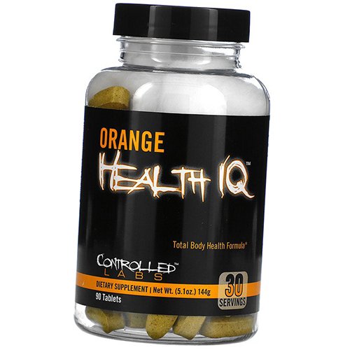 Комплекс для поддержания здоровья организма, Orange Health IQ, Controlled Labs 90таб (71183001)
Комплекс для поддержания здоровья организма, Orange Health IQ, Controlled Labs 90таб (71183001)