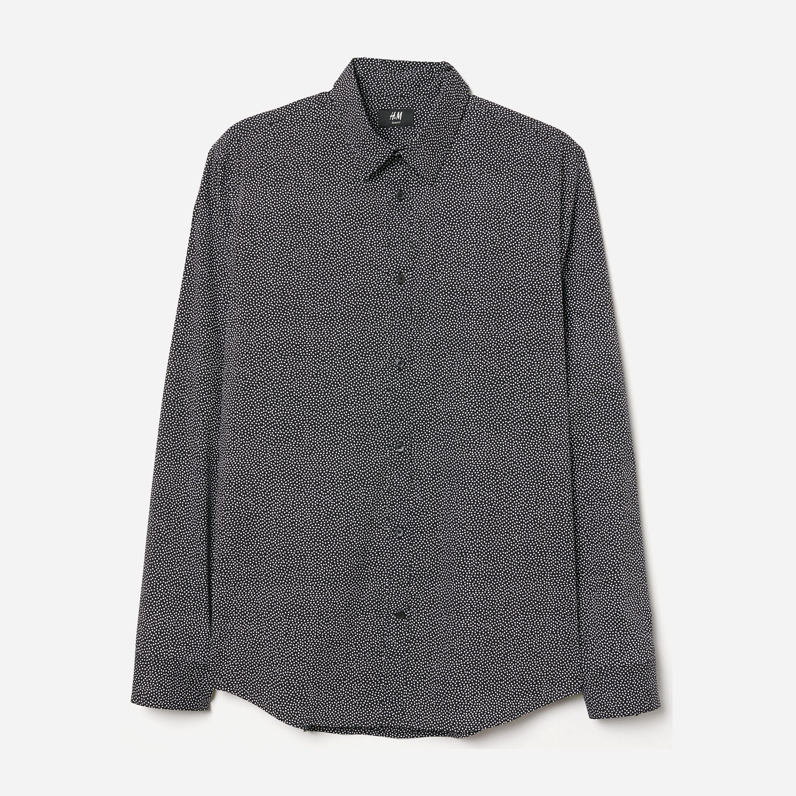 Рубашка H&M XAZ126751NVBM Черная в горошек, Рубашка H&M XAZ126751NVBM XL Черная в горошек
Рубашка H&M XAZ126751NVBM Черная в горошек, Рубашка H&M XAZ126751NVBM XL Черная в горошек