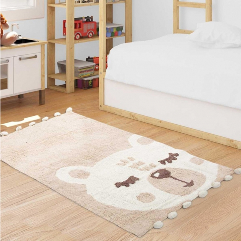 Ковер для детской комнаты Irya Teddy krem 80x150 см Бежевый svt-2000022288651
Ковер для детской комнаты Irya Teddy krem 80x150 см Бежевый svt-2000022288651