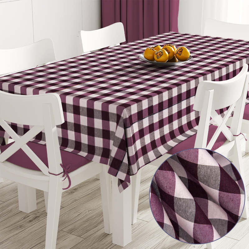 Скатерть в клетку Time Textile Marissa Purple 3 см Бордовый TT108039 140x240
Скатерть в клетку Time Textile Marissa Purple 3 см Бордовый TT108039 140x240