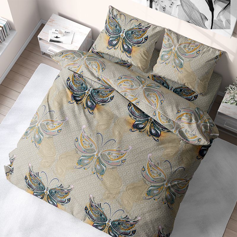 Комплект постельного белья из бязи Time Textile Бабочки двуспальный Бежевый TT174017-d 50х70
Комплект постельного белья из бязи Time Textile Бабочки двуспальный Бежевый TT174017-d 50х70