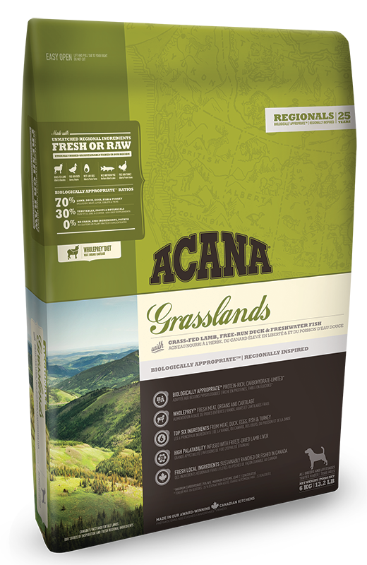 Сухой корм Acana (Акана) Regional Grasslands для собак всех пород и возрастов ягненок утка сельдь и индейка 0.34 кг
Сухой корм Acana (Акана) Regional Grasslands для собак всех пород и возрастов ягненок утка сельдь и индейка 0.34 кг