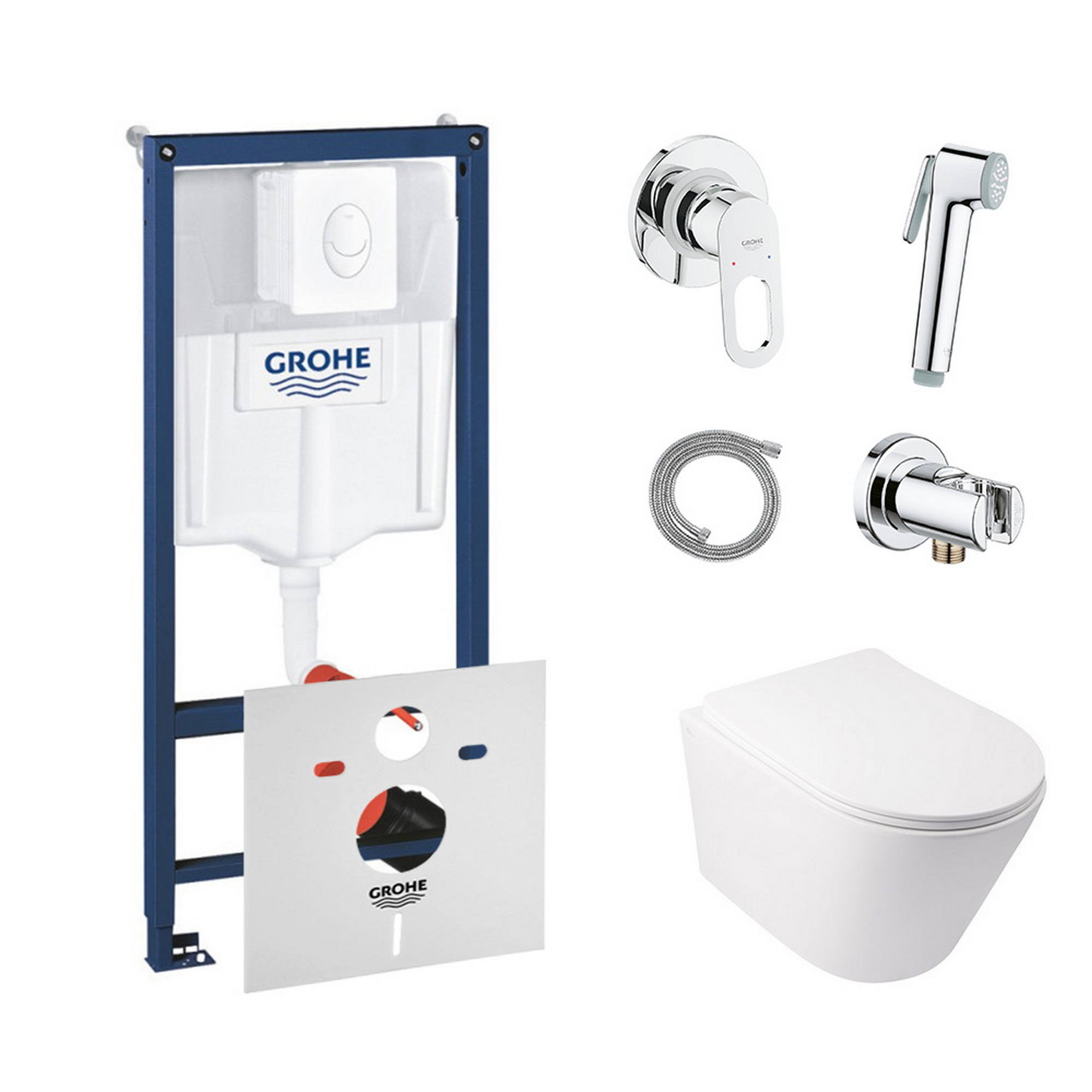 Комплект инсталляция Grohe Rapid SL 38722001 + унитаз с сиденьем Qtap Swan QT16335178W + набор для гигиенического душа со смесителем Grohe BauLoop 111042
Комплект инсталляция Grohe Rapid SL 38722001 + унитаз с сиденьем Qtap Swan QT16335178W + набор для гигиенического душа со смесителем Grohe BauLoop 111042