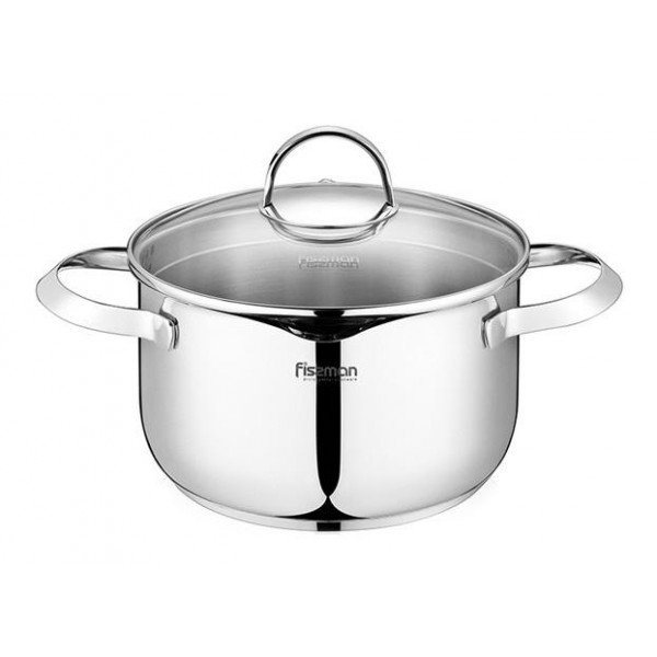 Кастрюля из нержавеющей стали Fissman Callisto 1.9 л со стеклянной перфорированной крышкой Ø18 см
Кастрюля из нержавеющей стали Fissman Callisto 1.9 л со стеклянной перфорированной крышкой Ø18 см